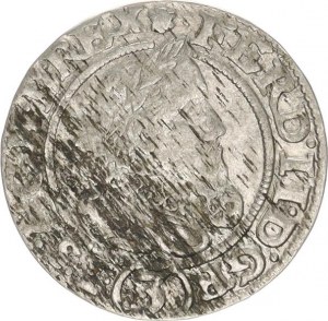 Ferdinand II. (1619-1637), 3 kr. 1635 HZ, Vratislav-Ziesler var.: D. G. R () . I. S. A. G.H