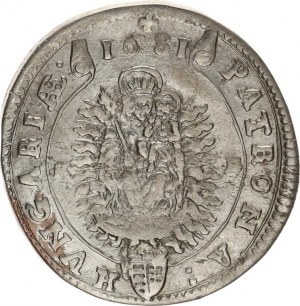 Leopold I. (1657-1705), XV kr. 1681 KB Hol. 81.1,1 E (PATRONA:)