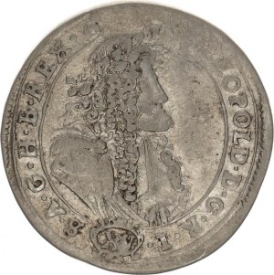 Leopold I. (1657-1705), XV kr. 1690 KB Hol. -, jako 90.1.1 (banderole z obou stran)