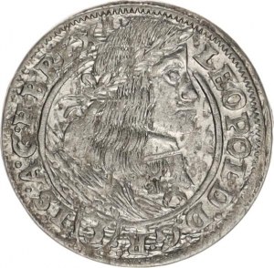 Leopold I. (1657-1705), 3 kr. 1661 GH, Vratislav-Hübner MKČ -, opis: LEOPOLD.D:G.R.()