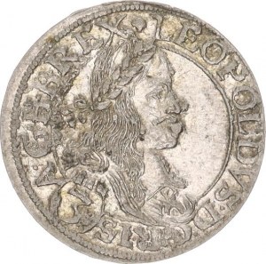 Leopold I. (1657-1705), 3 kr. 1663 CA, Vídeň-Cetto 