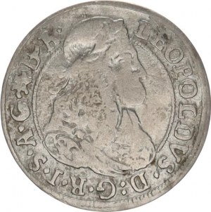 Leopold I. (1657-1705), 3 kr. 1675, Tyroly Hall