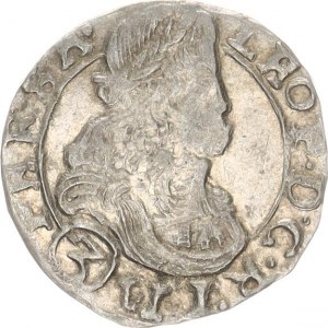 Leopold I. (1657-1705), 3 kr. 1684 CK, K.Hora-Krahe 1,975 g, tém.