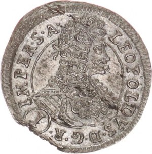 Leopold I. (1657-1705), 1 kr. 1696 GE, Praha-Egerer 