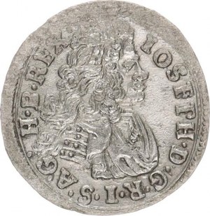 Josef I. (1705-1711), Poltura 1709 PH, var.: pod datací hvězdička 0,924 g