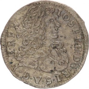 Josef I. (1705-1711), Poltura 1709 PH, var.: za JOSEPH trojtečka R 1,169 g