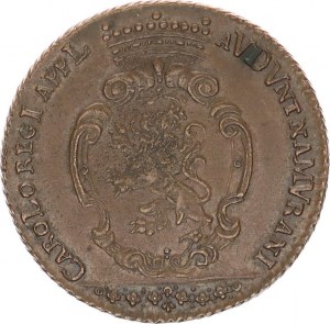 Karel VI. (1711-1740), Medaile 1717, na holdování v Namuru, Poprsí císaře zprava, opis /
