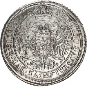 Karel VI. (1711-1740), Tolar 1714 b.zn., Vratislav-Nowak jako MKČ 1903 ale v reverzu