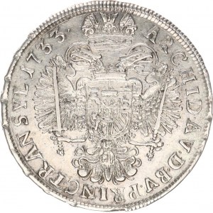 Karel VI. (1711-1740), 1/2 Tolar 1733, Sedmihrady-Karl. Bělehrad Her. 571; M-A 23