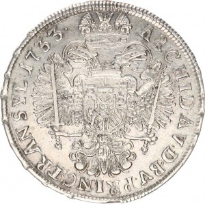 Karel VI. (1711-1740), 1/2 Tolar 1733, Sedmihrady-Karl. Bělehrad Her. 571; M-A 23