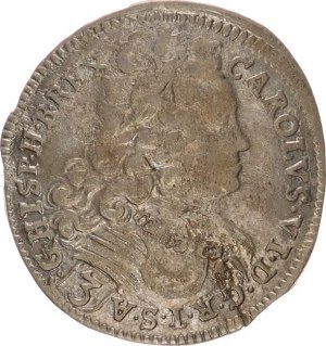 Karel VI. (1711-1740), 3 kr. 1715 CH - PW, Bratislava Wödrödi Husz. 1629 1,