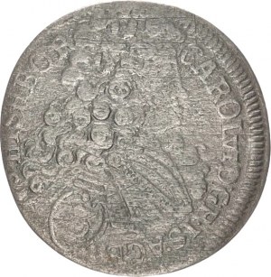 Karel VI. (1711-1740), 3 kr. 1716, Praha-Scharff MKČ 1830 