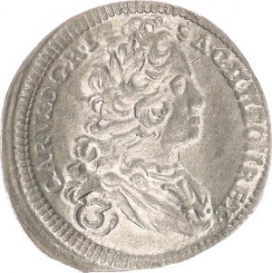 Karel VI. (1711-1740), 3 kr. 1740 b.zn., Praha-Scharff 1,615 g