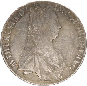 Marie Terezie (1740-1780), Tolar 1756 b.zn., Tyroly Hall 26,981 g