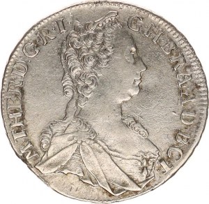 Marie Terezie (1740-1780), XVII kr. 1754 K-B, Kremnica, dr. hr.