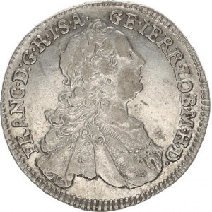 František Lotrinský (1745-1765), XVII kr. 1760 K-B, Kremnica, mír. just.
