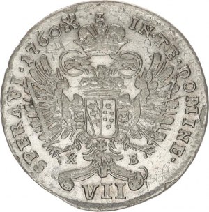 František Lotrinský (1745-1765), VII kr. 1760 K-B, Kremnica Husz. 1812 