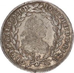 Josef II., jako spoluvladař (1765-1780), 20 kr. 1771 G / IB-FL, Nagybánya, dr. rys., nep. hr.
