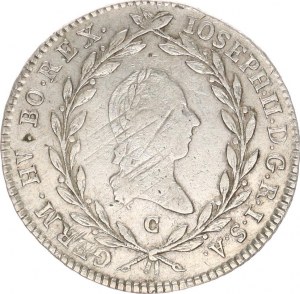 Josef II. (1780-1790), 20 kr. 1783 C, dr. just.