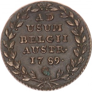 Josef II. (1780-1790), 2 Liards 1789, Brusel 7,253 g