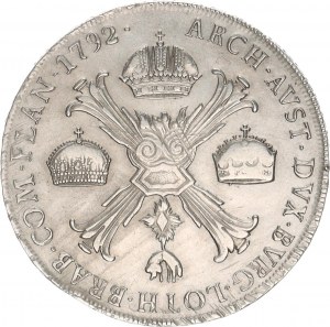 Leopold II. (1790-1792), Tolar křížový 1792 M 29,342 g
