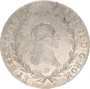 František I. (1792-1835), 20 kr. 1806 D - říšská koruna, nep. just., tém.