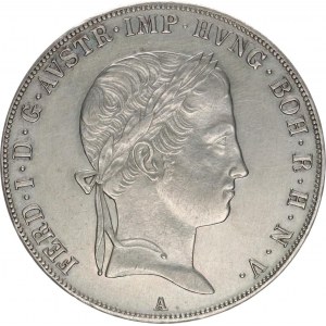Ferdinand V. (1835-1848), Tolar 1845 A Her. 142, tém.