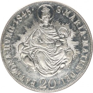 Ferdinand V. (1835-1848), 20 kr. 1845 B