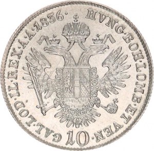 Ferdinand V. (1835-1848), 10 kr. 1836 A - FERDINANDVS 