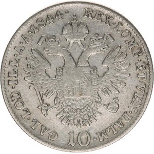 Ferdinand V. (1835-1848), 10 kr. 1844 A R