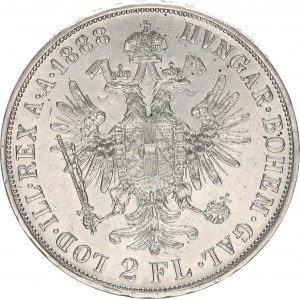 František Josef I.(1848-1918), Dvouzlatník 1888 b.zn.