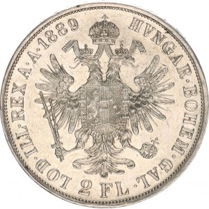 František Josef I.(1848-1918), Dvouzlatník 1889 b.zn.