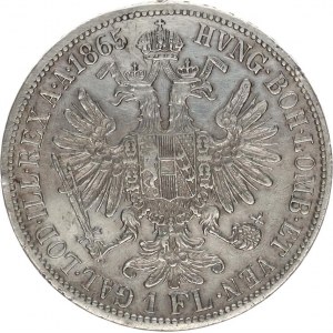 František Josef I.(1848-1918), Zlatník 1865 A R, nep. hr., vlas. rys.