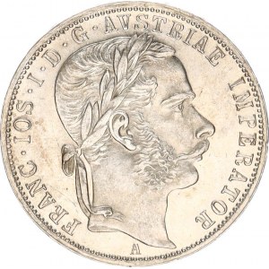 František Josef I.(1848-1918), Zlatník 1866 A R, zc. nep. rys.