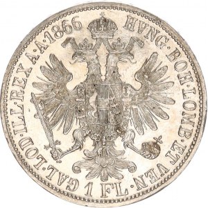 František Josef I.(1848-1918), Zlatník 1866 A R, zc. nep. rys.