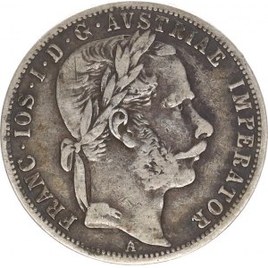 František Josef I.(1848-1918), Zlatník 1866 A R, tmavá patina