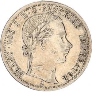 František Josef I.(1848-1918), 1/4 Zlatník 1862 A