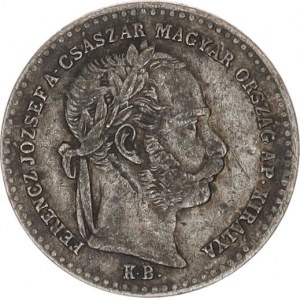 František Josef I.(1848-1918), 10 kr. 1869 KB - MAGYAR KIRALYI, patina