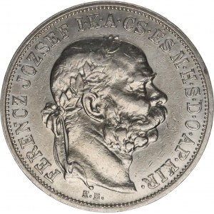 František Josef I.(1848-1918), 5 Koruna 1907 KB, zc. nep. rys., m. hr.