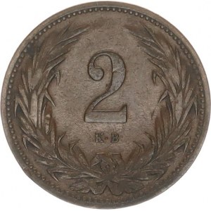 František Josef I.(1848-1918), 2 Fillér 1907 KB