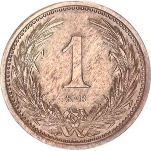 František Josef I.(1848-1918), 1 Fillér 1914 KB RR 1,639 g