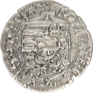 Matyáš Korvín (1458-1490), Denár b.l., zn. K-P Hus.722 0,487 g