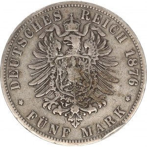 Prusko, Wilhelm I. (1861-1888), 5 Mark 1876 B KM 503,2, hrana
