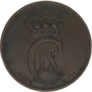 Dánsko, Christian IX.(1863-1906), 5 Ore 1906 VBP KM 794.2, dr vada stř. v Av.