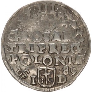 Polsko, Zikmund III. (1587-1632), III groš 1589 I-D, Poznaň-Dittmar