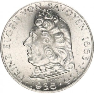 Rakousko, 2 Schilling 1936 - princ Savojský KM 2858