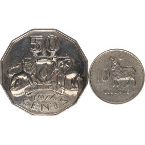 Svazijsko, 50 centov 1974 KM 12
