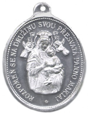 Náboženské medaile, Praha 1 Malá Strana - Mariánská družina paní a dívek u sv. Kajetá