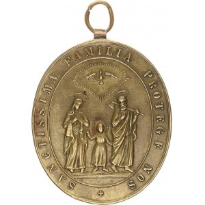 Náboženské medaile, Medaile bratrstva Svaté rodiny. A: Svatá rodina, opis / Archetyp