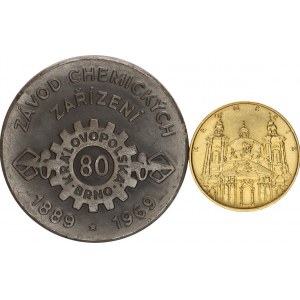 Brno, Královopolská Brno 80 závod chemických zařízení 1889-1969, logo